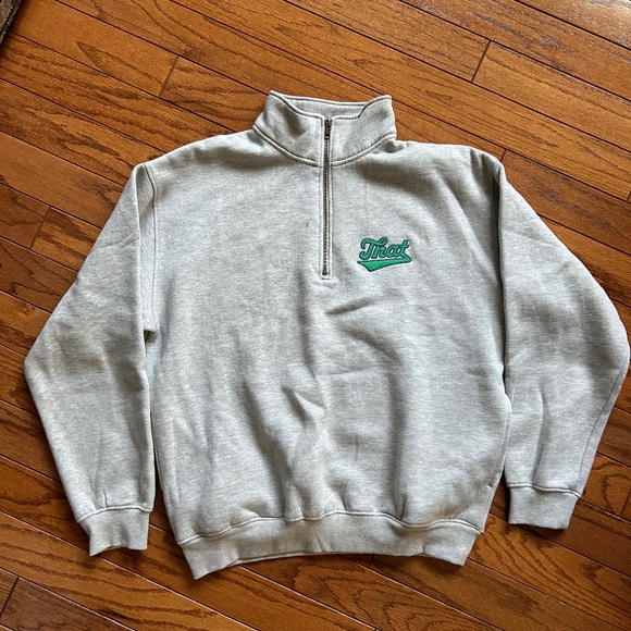 Thisisneverthat Gray Quarter Zip - Picture 1 of 4